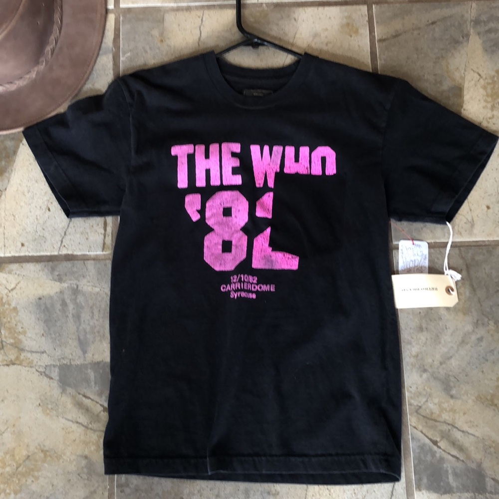 NWT Free People Retro Brand The Who Band Tee XS